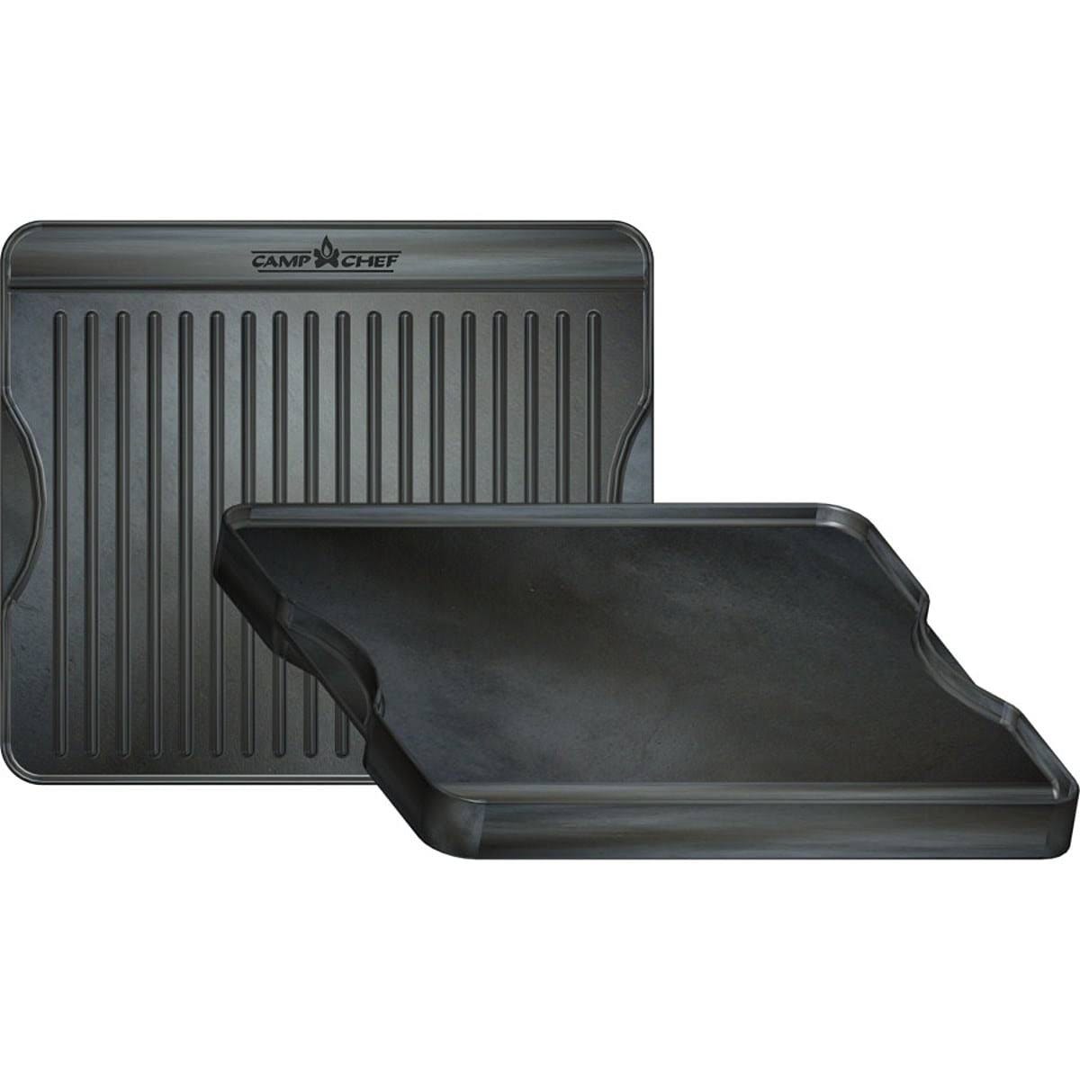 Camp Chef Cast Iron Griddle: 14 in. L x 16 in. W - Perfect for Sizzling Cookouts | Image