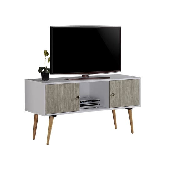 hodedah-retro-style-entertainment-unit-white-grey-1