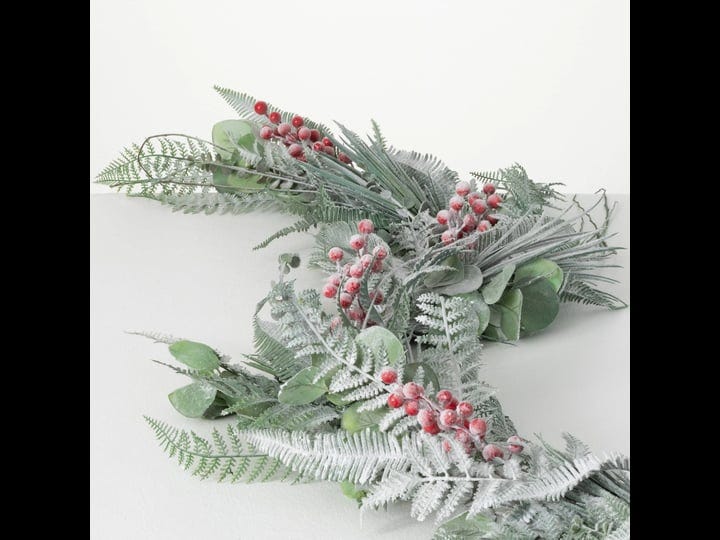 70-artificial-flocked-fern-berry-garland-silver-1