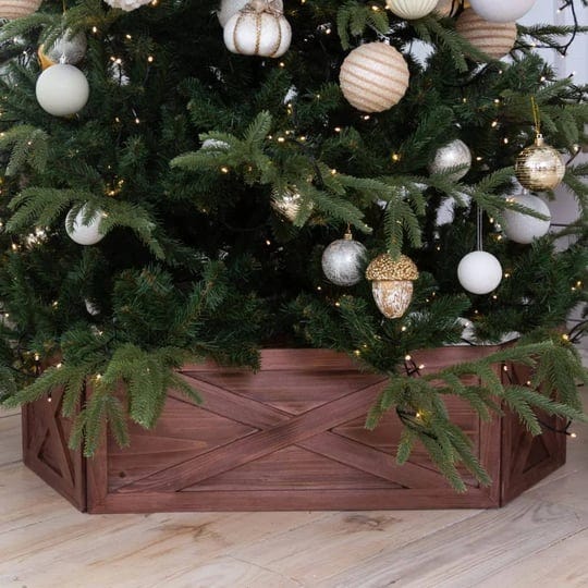 hallops-wooden-tree-collar-box-christmas-tree-farmhouse-rustic-decor-vintage-brown-wood-folding-1