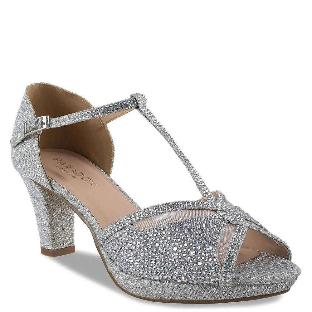 Silver Nora Pump Shoes for Women - Elegance and Comfort | Image