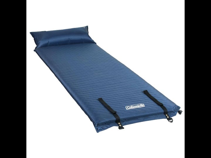 coleman-self-inflating-pad-with-pillow-blue-1