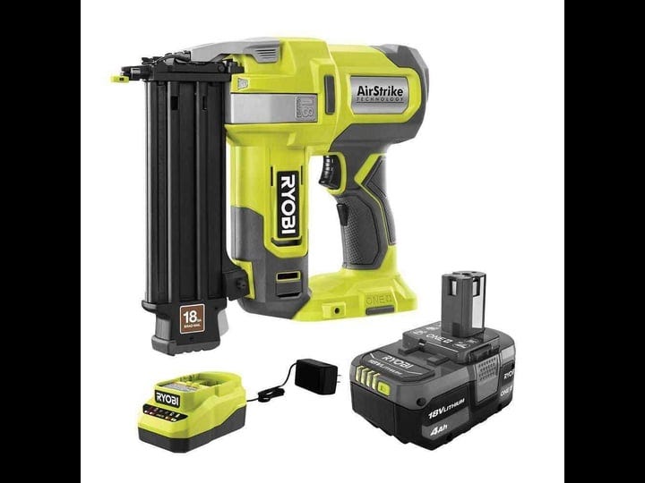 ryobi-p321k1n-one-18v-18-gauge-cordless-airstrike-brad-nailer-with-4-0-ah-battery-and-charger-1