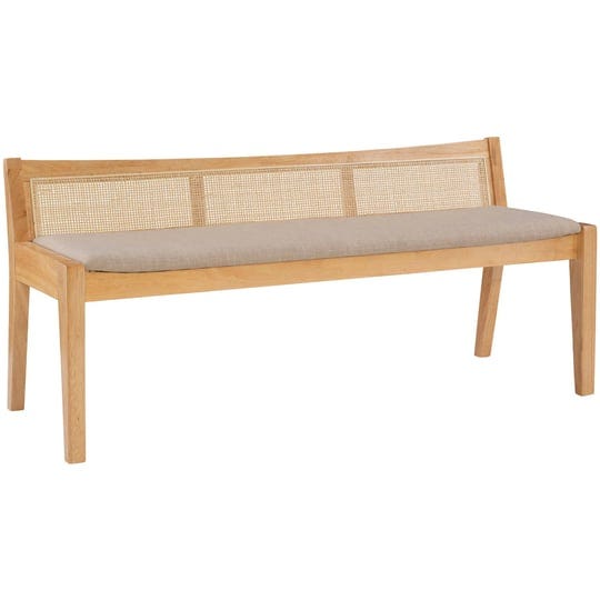 powell-nassau-beige-rattan-cane-bench-with-back-1