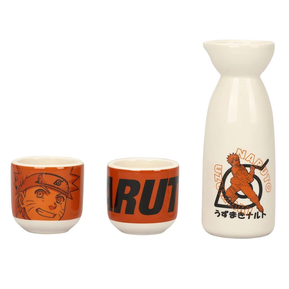 Naruto Uzumaki Ceramic Sake Set with Cups | Image