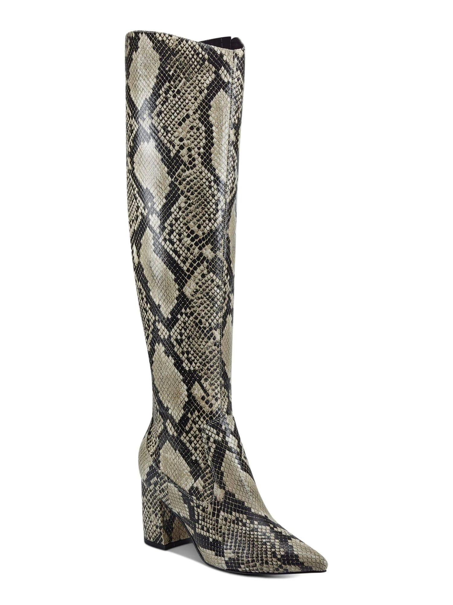 Fashionable Snakeskin Over-The-Knee Boot | Image
