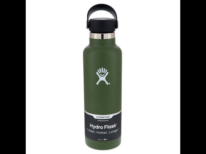 hydro-flask-standard-mouth-water-bottle-olive-21-oz-capacity-1