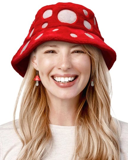 shrumiez-mushroom-hat-mushroom-bucket-hat-for-toad-toadette-rave-mario-cottagecore-cosplay-costume-w-1