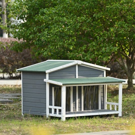 47-2-large-wooden-dog-house-outdoor-outdoor-indoor-dog-crate-cabin-style-with-porch-2-doors-gray-and-1