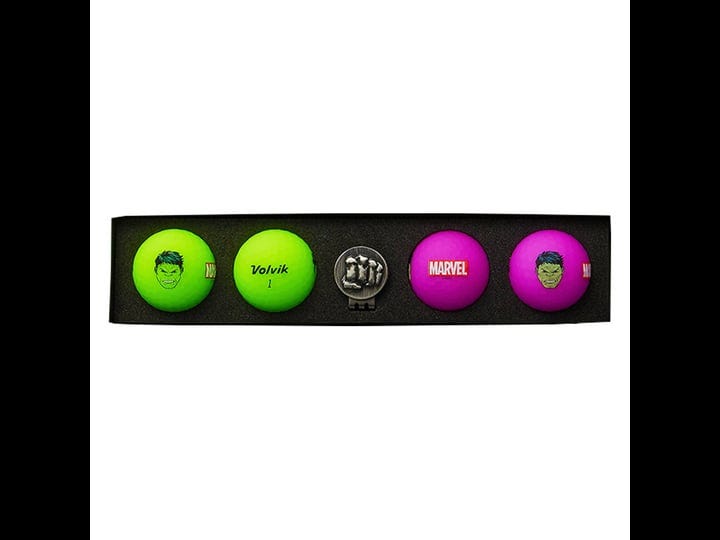 volvik-vivid-matte-marvel-hulk-edition-golf-balls-hat-clip-set-4-pack-green-purple-1