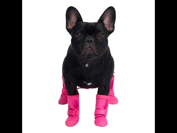 canada-pooch-torrential-tracker-waterproof-rain-boots-for-dog-pink-size-4-pack-of-4-1