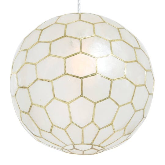 creative-co-op-honeycomb-globe-light-capiz-white-seashells-with-antique-gold-pendant-16-1