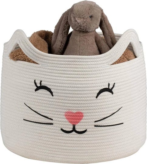 zlg-white-cat-basket-dog-toy-basket-cute-baby-toy-basket-storage-basket-with-handles-blanket-basket--1