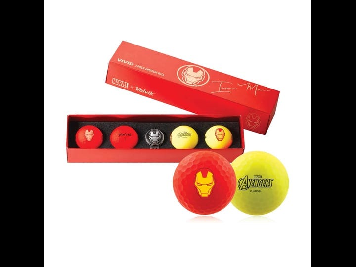volvik-x-marvel-vivid-golf-balls-iron-man-1
