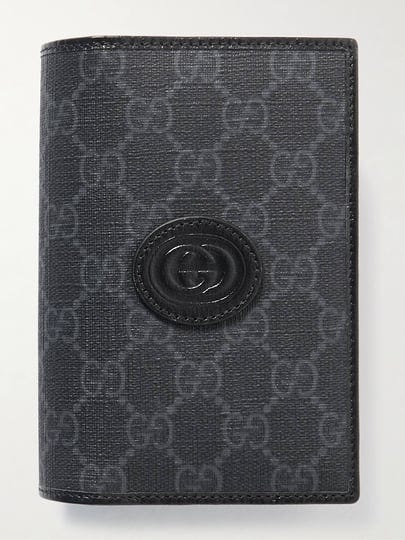 gucci-men-leather-trimmed-monogrammed-econyl-passport-case-black-1