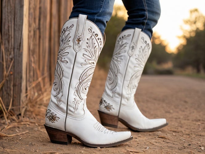 White-Cowgirl-Boots-Knee-High-1