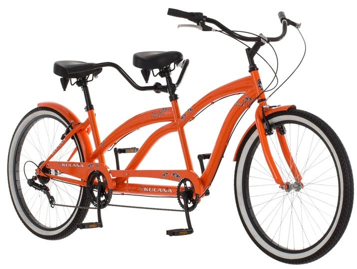 kulana-lua-tandem-adult-beach-cruiser-bike-26-inch-wheels-7-speed-orange-1