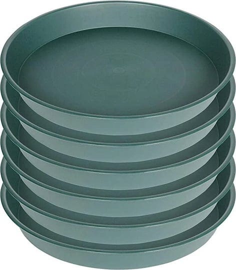 bleuhome-6-pack-plant-saucer-tray-green-4-6-8-10-12-13-15-17-19-inch-pot-saucers-heavy-duty-plastic--1