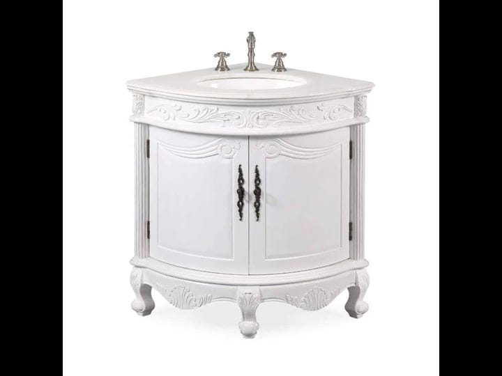 24-inch-classic-stle-white-marble-bayview-corner-sink-vanity-model-1