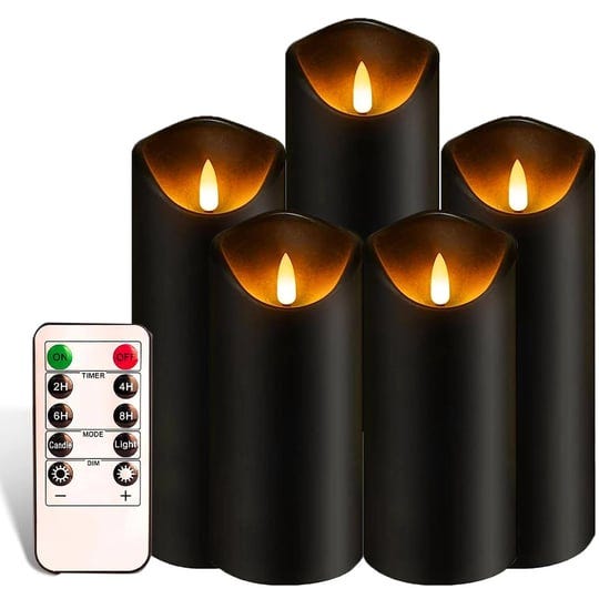 black-flameless-candles-3d-wick-with-remoteled-pillar-slim-candles-flicering-flamebattery-operated-f-1