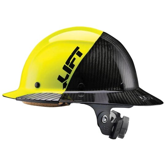 lift-safety-dax-fifty-50-carbon-fiber-full-brim-hardhat-hi-vis-yellow-black-mens-size-one-size-1