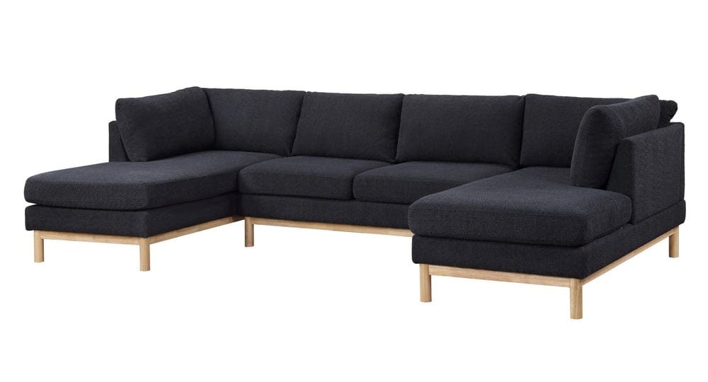 hallie-sherpa-124-wide-double-chaise-u-shape-sectional-sofa-black-1