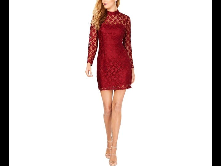 betsey-johnson-womens-star-lace-dress-16-deep-red-1