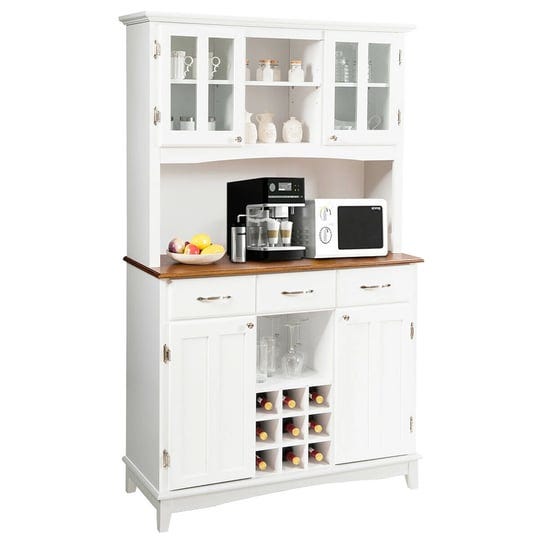 costway-buffet-and-hutch-kitchen-storage-cabinet-cupboard-w-wine-rack-drawers-white-1