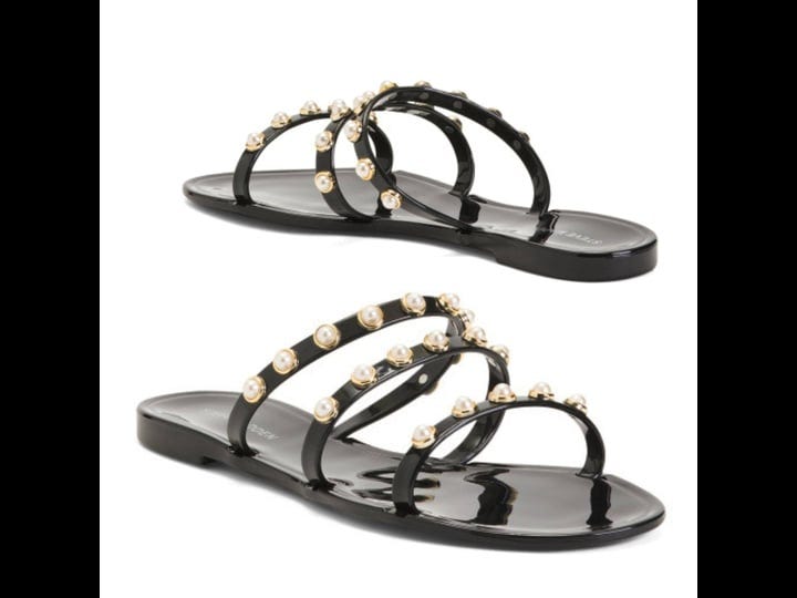 steve-madden-womens-studded-pearl-embellished-slide-on-flat-sandals-size-8-black-1