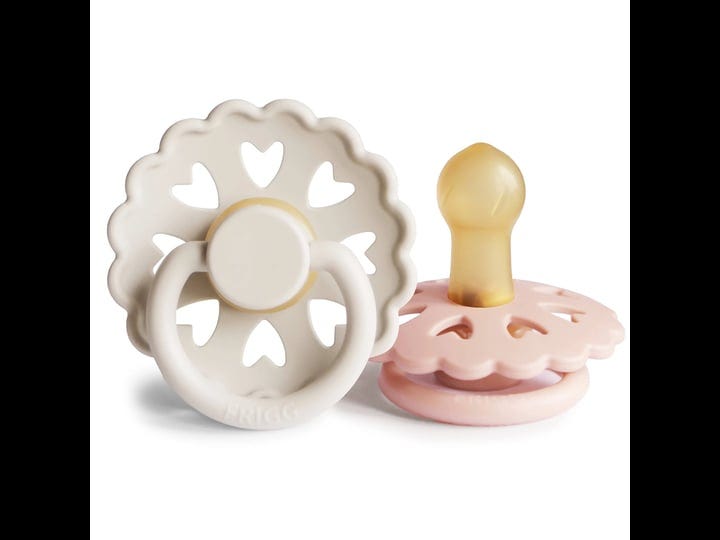 frigg-andersen-natural-rubber-baby-pacifier-cream-blush-0-6-months-1