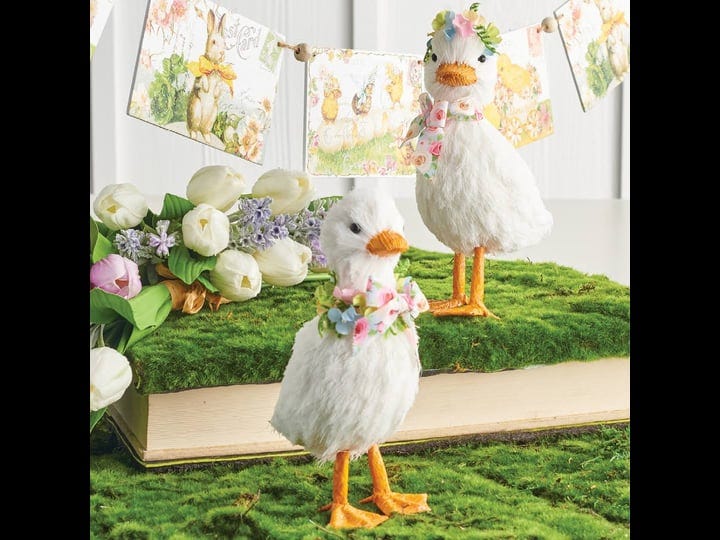 raz-imports-storybook-spring-8-sisal-duck-with-flowers-asst-of-2-1