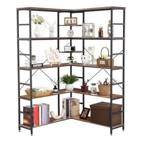 industrial-bookcases-and-bookshelves-5-tiers-corner-bookcase-with-curved-panels-l-shaped-shelf-with--1