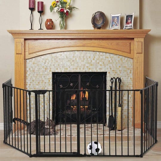 jaxpety-fireplace-fence-baby-safety-fence-6-panel-hearth-gate-pet-gate-guard-metal-plastic-screen-bl-1