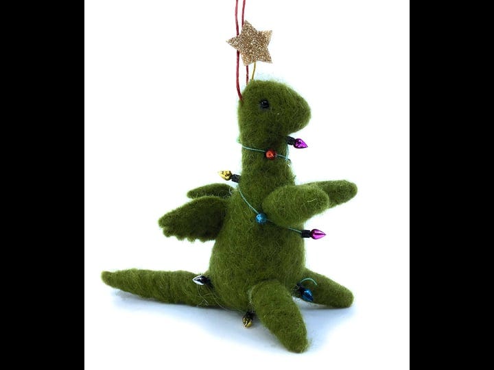 dinosaur-christmas-tree-ornament-wool-mens-size-one-size-green-1