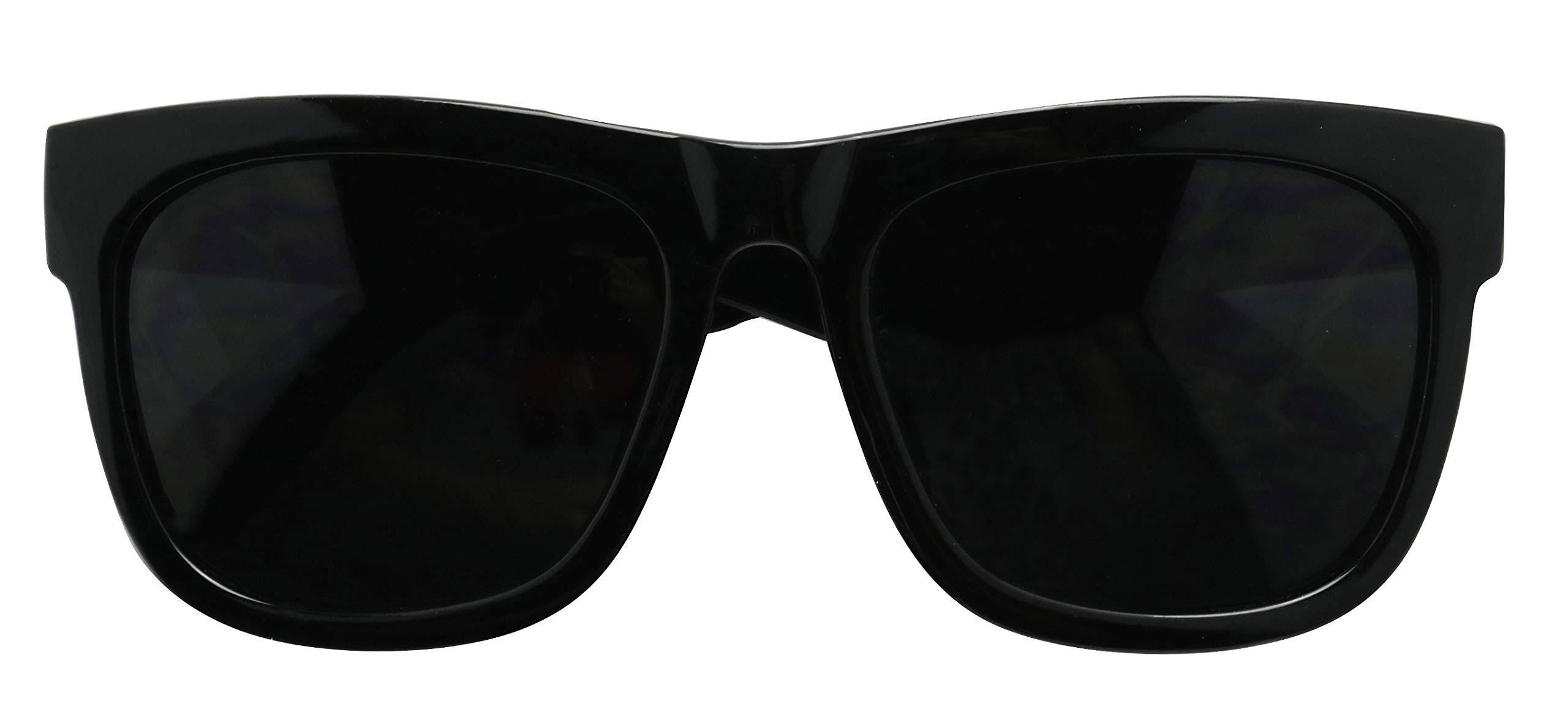 Classic Chunky Black Sunglasses with Ultimate UV Protection | Image