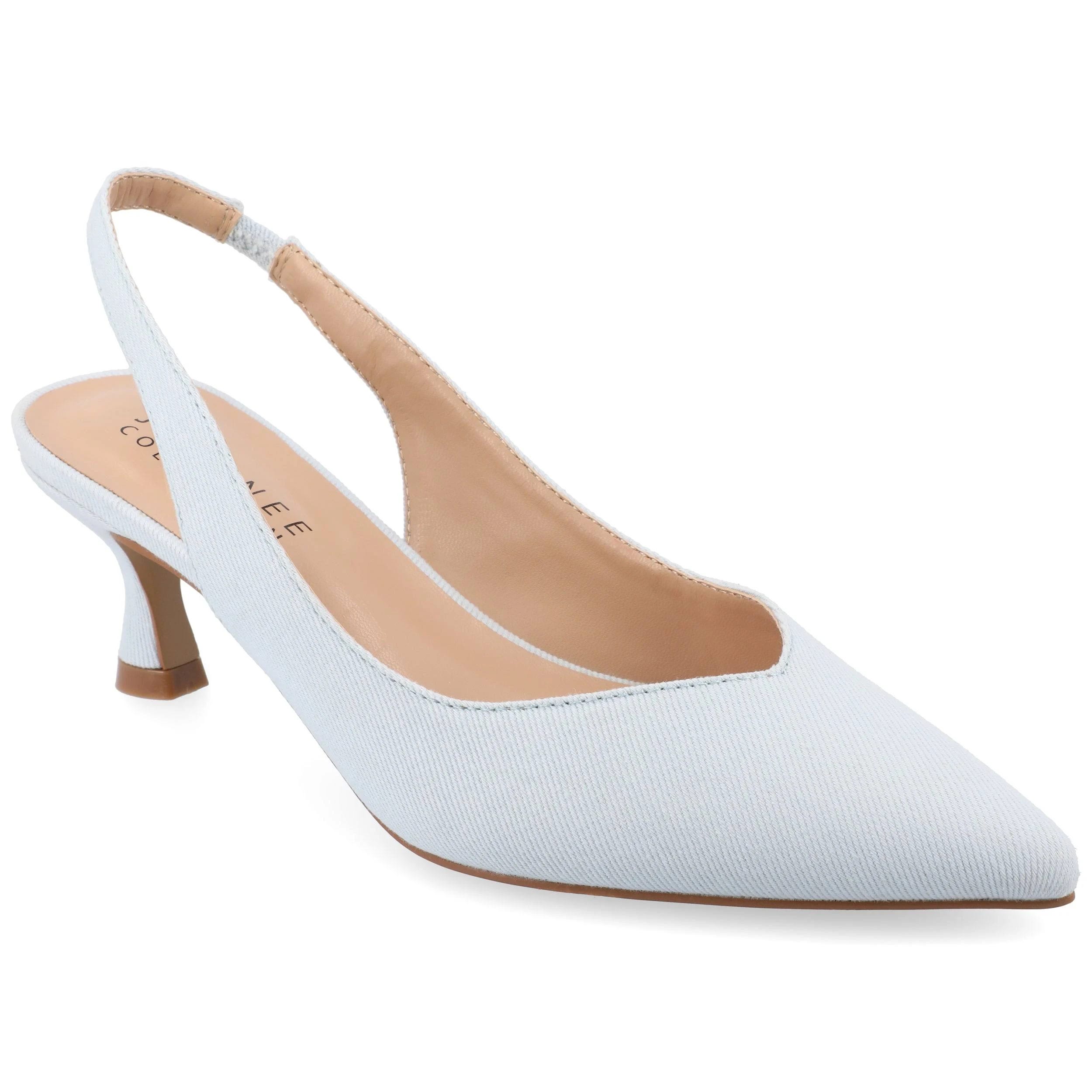 Women's Mikoa Slingback Pumps: Chic, Wide-Width Low Heels for Comfortable Style | Image