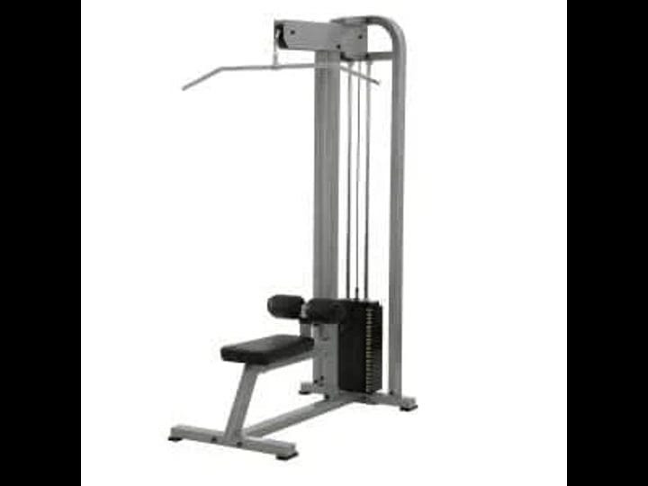 york-barbell-st-lat-pulldown-white-300-lb-weight-stack-1