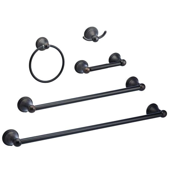 amazon-basics-ab-br817-or-bathroom-hardware-set-5-piece-oil-rubbed-bronze-1