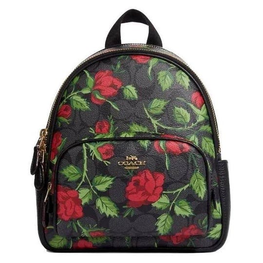 coach-bags-coach-mini-court-backpack-in-signature-canvas-fairytale-rose-print-color-black-red-size-o-1