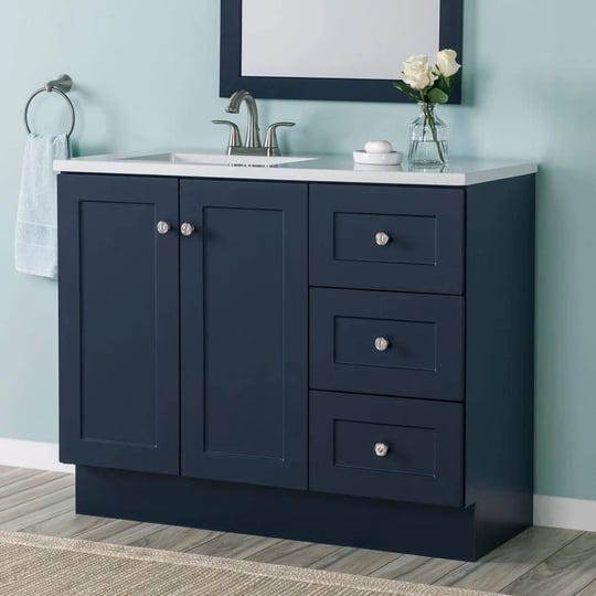 glacier-bay-bannister-42-in-w-x-19-in-d-x-35-in-h-single-sink-bath-vanity-in-deep-blue-with-white-cu-1