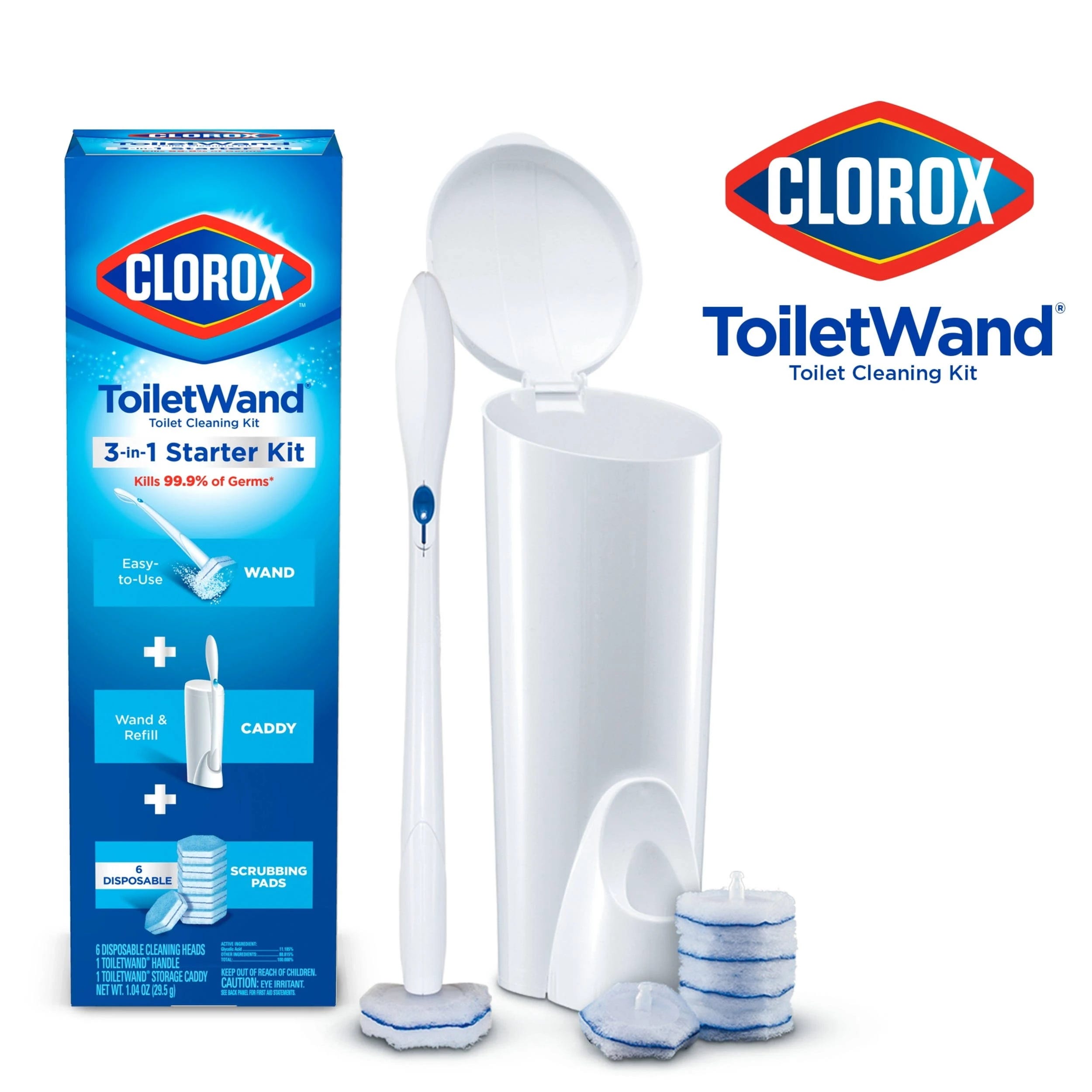 Clorox Toilet Wand Toilet Cleaning Kit with Disposable Sponges | Image