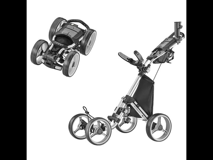 caddytek-explorer-v8-superlite-4-wheel-golf-push-cart-explorer-version-8-silver-1