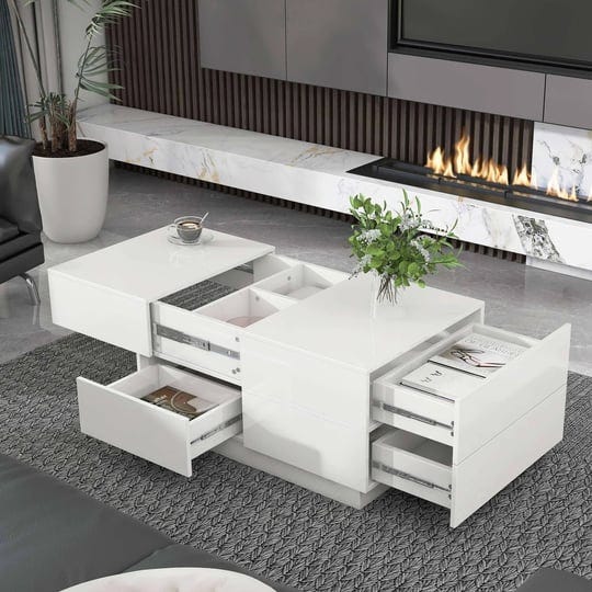 extendable-high-gloss-coffee-table-with-4-drawers-white-1