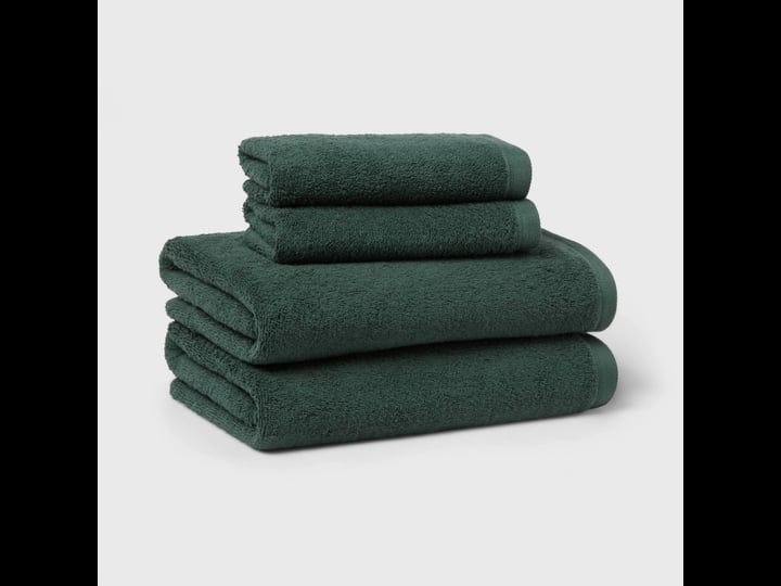 4pc-antimicrobial-assorted-bath-and-hand-towel-set-dark-green-room-essentials-1