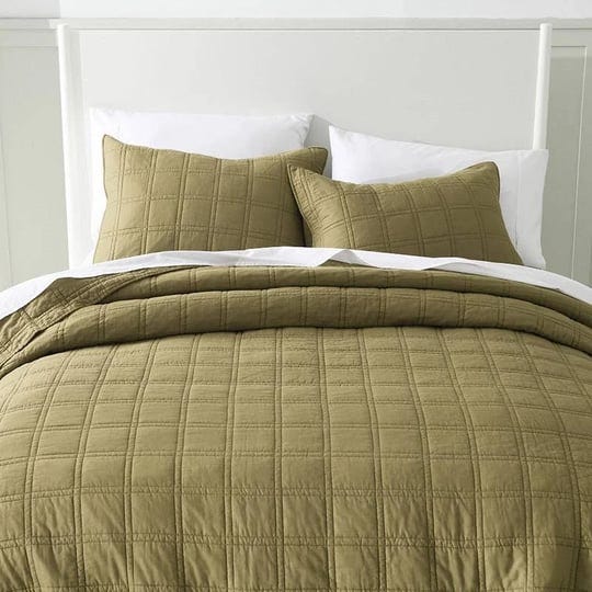 horimote-home-100-cotton-quilt-queen-size-olive-green-bedspread-pre-w-1