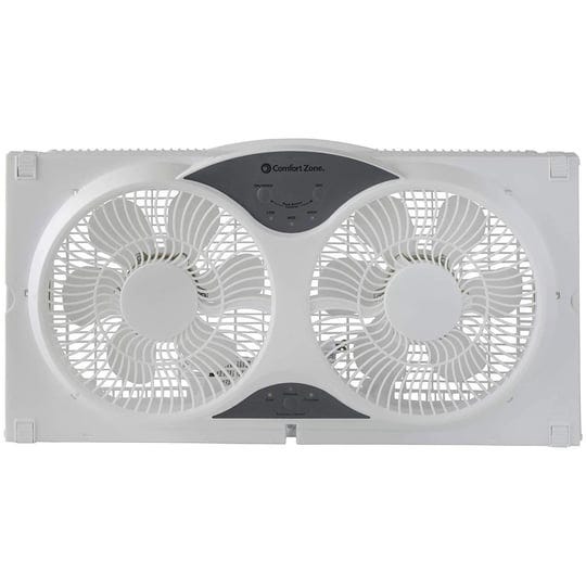 comfort-zone-cz310r-reversible-twin-window-fan-with-remote-1
