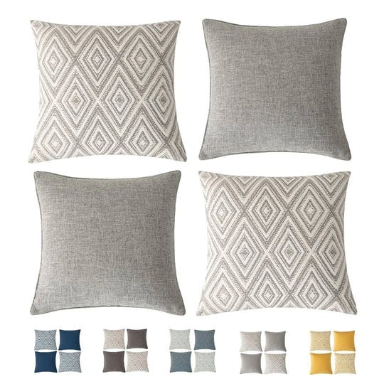 hpuk-decorative-throw-pillow-covers-set-of-4-geometric-design-linen-cushion-cover-for-couch-sofa-liv-1
