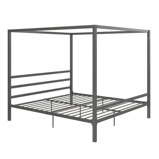 dhp-modern-canopy-metal-bed-gray-king-1