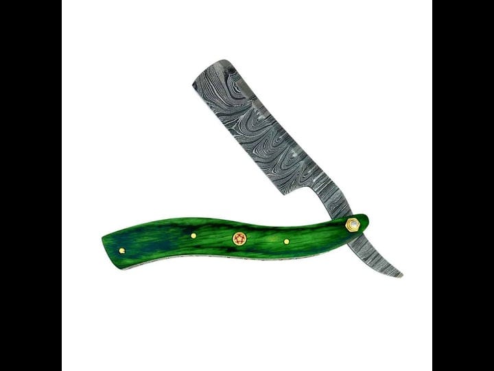 damascus-steel-straight-razors-shave-essentials-verdant-blade-1