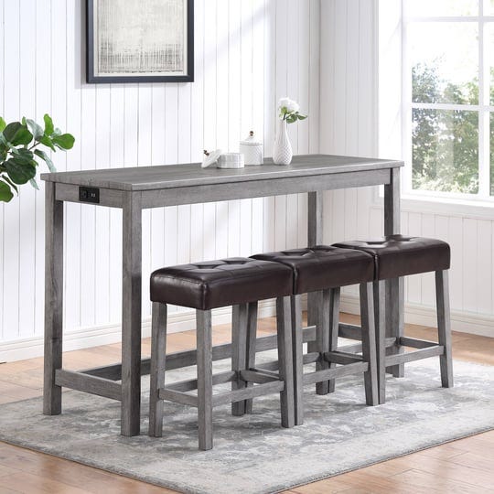 4-piece-60-breakfast-nook-dining-table-set-with-stools-power-outlet-brownlight-gray-1